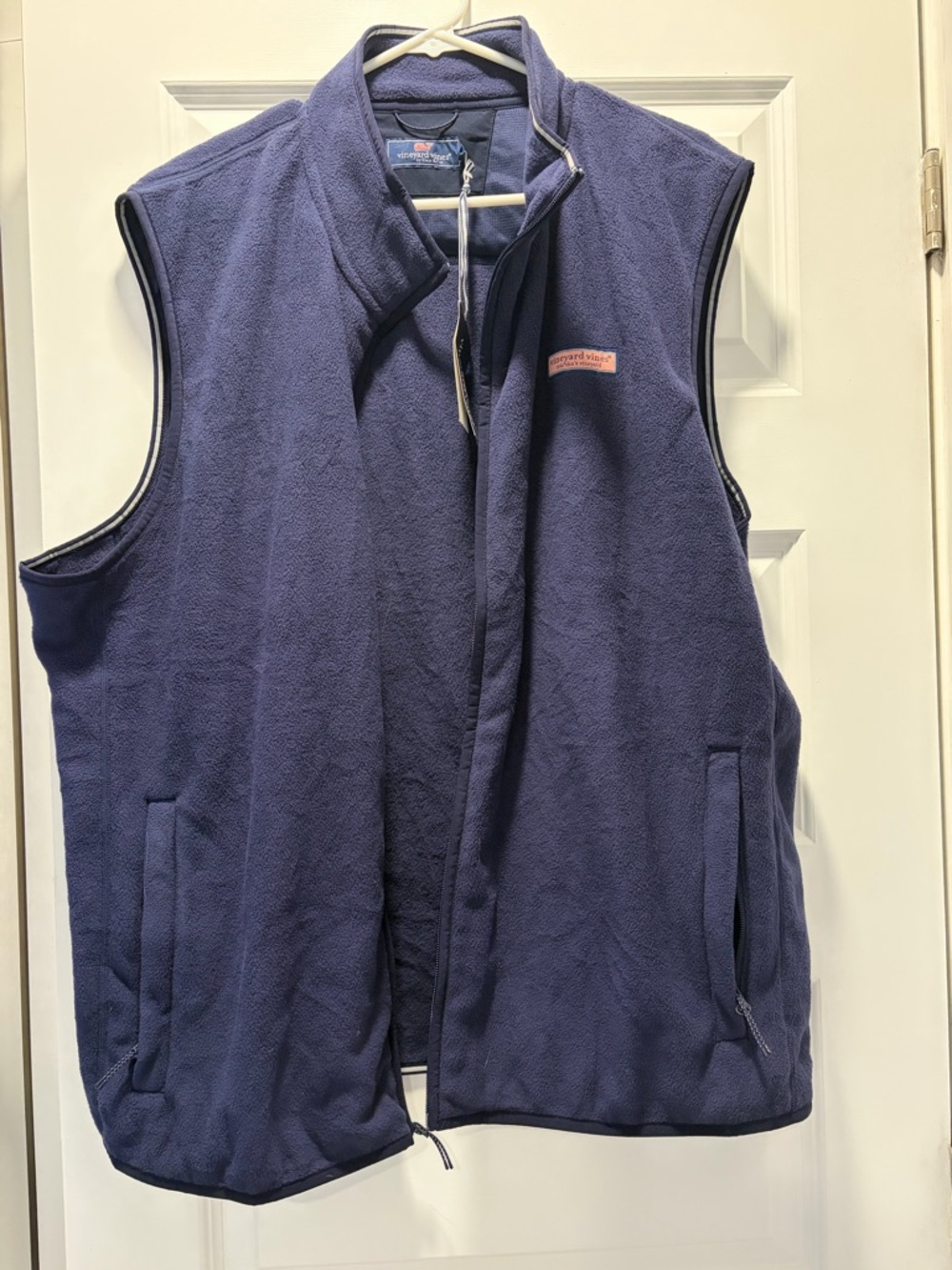 Vineyard Vines Men’s Nautical Navy Fleece Vest